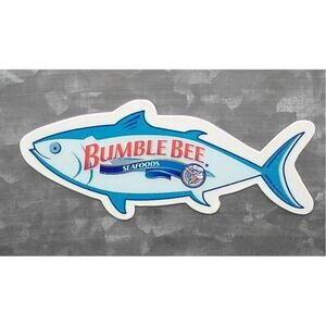 Bumble Bee Seafood Salmon Fish Promo Magnet Vintage Advertising